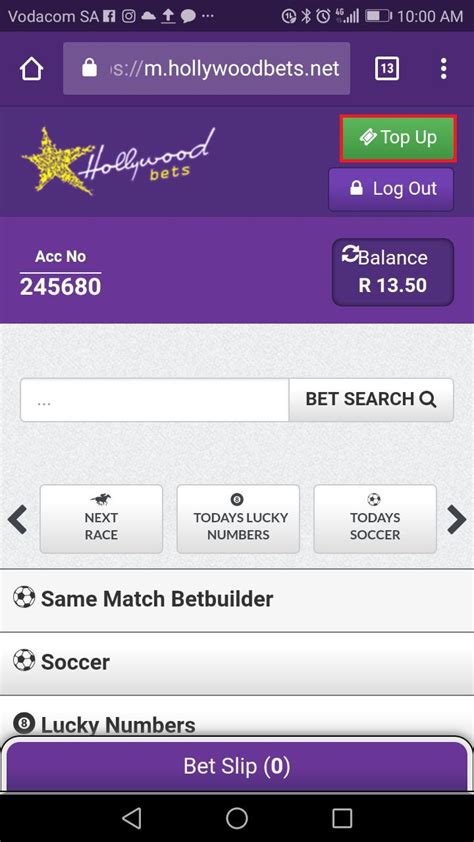 hollywoodbets mobile log in